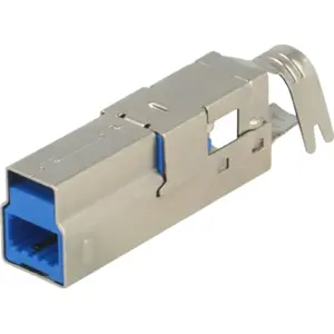 Ficha USB-B 3.0 macho para cabo - Keystone 952
