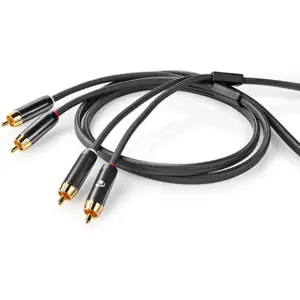 Cabo stereo 2xRCA macho - macho OFC [Premium] - 2.0m