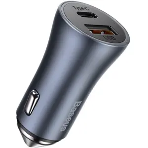 Cargador de mechero 12-24V 40W Dual-port + cable USB-C
