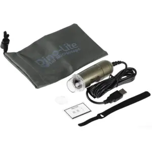 Microscópio digital USB 1.3Mpx 10-70x, 200x c/ polarização ajustável