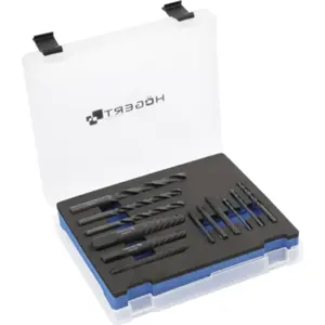 Conjunto extractor de tornillos dañados - 12 piezas