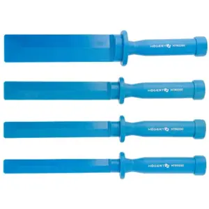 Conjunto de 4 raspadores tipo formão de plástico endurecido
