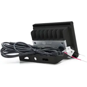 Projector LED 12/24Vdc 3W 240lm 5000K (branco neutro) c/ cabo de 3m IP44 - preto