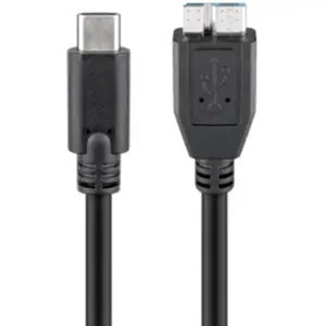 Cabo SuperSpeed micro-USB3.0 B macho - USB C macho 1.0m