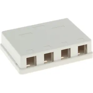 Caixa para keystone de 4 portas