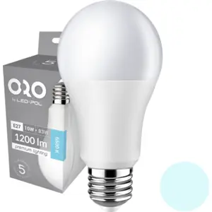Lâmpada LED E27 A60 230V 10W 6500K (branco frio) 1200lm