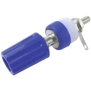 Borne de painel 4mm 250VDC 15A azul