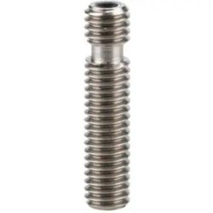 Tubo Heat Break MK8 em aço inoxidável para filamentos 3D 1.75mm M6x26mm