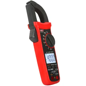 Pinça amperimétrica (400Aac 600Vac/dc 40MΩ T-RMS Auto-Range Min/Max NCV)