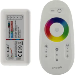 Kit controlador + comando touch RF para RGB+W - FUT027+FUT098