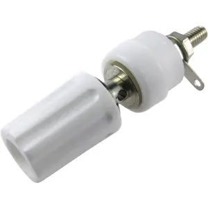 Borne de painel 4mm 250VDC 15A branco