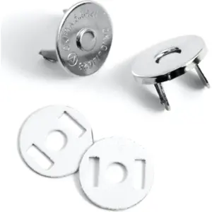 Fecho magnético tipo botão Neodymium (NdFeB) para têxtil  Ø14.5mm