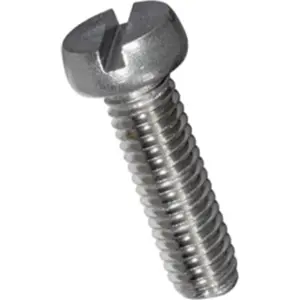 Parafuso de inox M1x6mm fenda