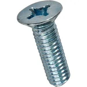 Parafuso cabeça cónica de aço zincado M2.5x8mm Phillips PH1