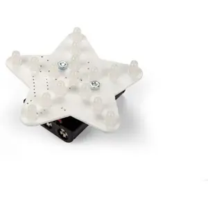 Mini kit de montagem estrela cintilante branca