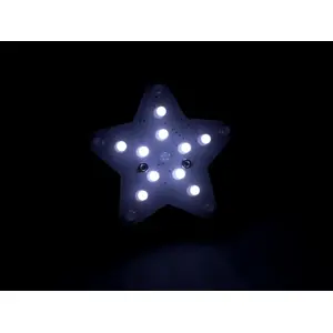 Mini kit de montagem estrela cintilante branca
