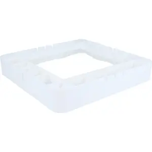 Moldura de montagem de superfície para downlights de encastrar 12W 167x167x33mm