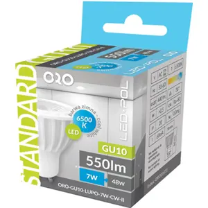 Lâmpada LED GU10 230V 7W 6500K (branco frio) 510lm