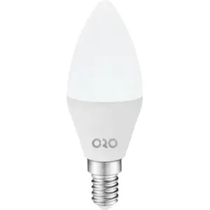 Lâmpada LED E14 C37 230V 8W 3000K (branco quente) 900lm