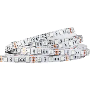 Fita de 300 LEDs RGB SMD5050 IP20 12VDC 14.4W/m (72W) - rolo de 5.0m