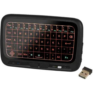 Comando multifunções Teclado Touchpad Wireless 2.4GHz recarregável
