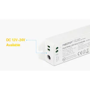 Controlador CCT (WW+CW) multizona (4x zonas) RF (2,4GHz) 12-24VDC