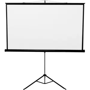 Pantalla de proyección con trípode