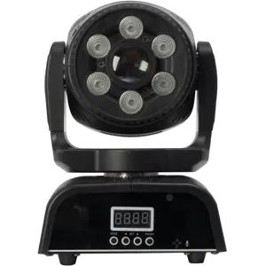 Cabeça móvel Spot Wash LED DMX RGBW+W
