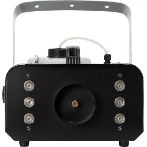 Máquina de fumo 1500W c/ 6 LED RGB + comando