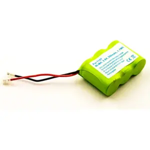 Batería compatible con teléfonos inalámbricos Panasonic, Sanyo, Sony, NiMH 3.6V 300mAh 1.1Wh