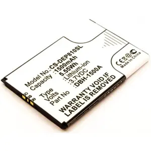 Batería para teléfono móvil compatible con Doro Liberto 810, Li-ion 3.7V 1500mAh 5.6Wh