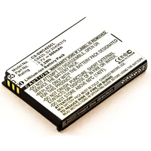 Bateria compatível com Swissvoice eSense, Li-ion 3.7V 600mAh 2.2Wh