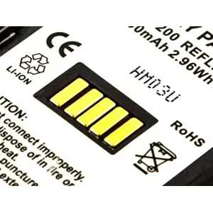 Batería compatible con Alcatel Mobile 200 Reflexes, Li-ion 3.7V 800mAh 3.0Wh