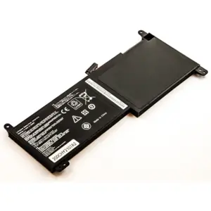 Bateria para computador portátil compatível com ASUS Tranformer Book Trio TX201, Li-Po 7.54V 4375mAh 33.0Wh