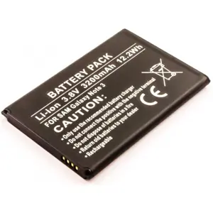 Bateria para telemóvel compatível com Samsung Galaxy Note 3, Li-ion 3.8V 3200mAh 12.2Wh