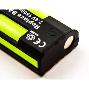 Bateria compatível com Sennheiser BA2015, NiMH 2.4V 1500mAh 3.6Wh
