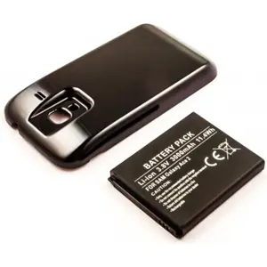Batería para teléfono móvil compatible con Samsung Galaxy Ace 2, Li-ion 3.7V 3000mAh 11.1Wh - c/ funda
