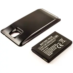 Bateria para telemóvel compatível com Samsung Galaxy Note 3, Li-ion 3.8V 6400mAh 24.3Wh - c/ capa