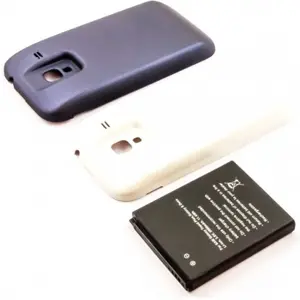 Bateria para telemóvel compatível com Samsung ACE 2, GT-I8160, Li-ion 3.8V 3000mAh 11.4Wh - c/ duas capas