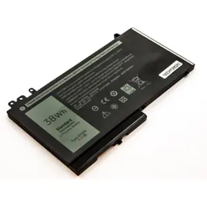 Bateria para computador portátil compatível com Dell Latitude 12 E5250, Li-Po 11.1V 3420mAh 38.0Wh