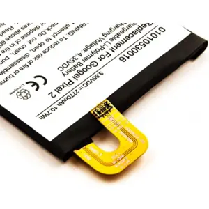 Bateria para telemóvel compatível com Google Pixel 2, Li-Po 3.85V 2770mAh 10.7Wh