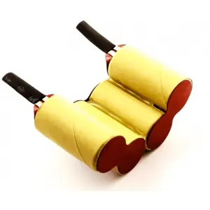Batería compatible con AEG Accurette Plus, NiMH 4.8V 2000mAh 9.6Wh - c/ conexiones Faston 4.8mm