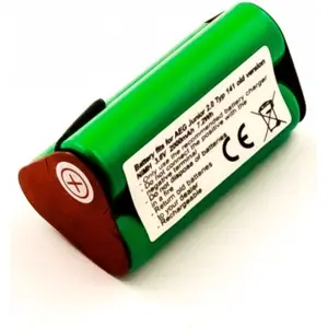 Bateria compatível com AEG Junior 2.0 Tipo 141 versão antiga, NiMH 3.6V 2000mAh 7.2Wh