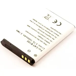 Bateria para telemóvel compatível com Caterpillar CAT B100, Li-ion 3.7V 1000mAh 3.7Wh