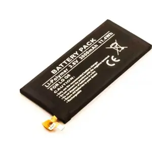 Batería para teléfono móvil compatible con LG Q6, Li-Po 3.8V 3000mAh 11.4Wh