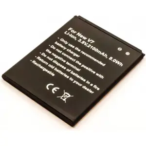 Bateria para telemóvel compatível com iNew V7, Li-ion 3.8V 2100mAh 8.0Wh