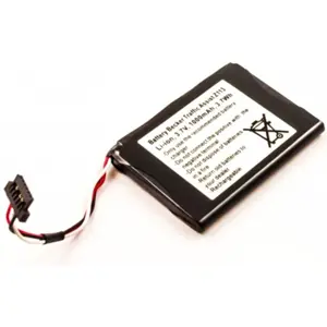 Bateria compatível com Becker Traffic Assist Z113, Li-ion 3.7V 1000mAh 3.7Wh