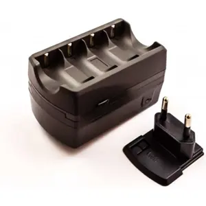 Cargador para 4 baterías Li-Ion CR123 (sin baterías)