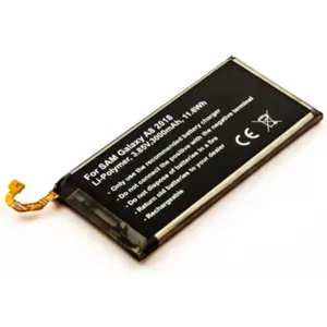 Batería para teléfono móvil compatible con Samsung Galaxy A8 2018, Li-Po 3.85V 3000mAh 11.6Wh
