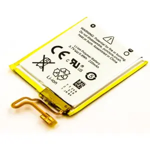 Bateria compatível com Apple iPod nano 7th, Li-Po 3.7V 220mAh 0.8Wh